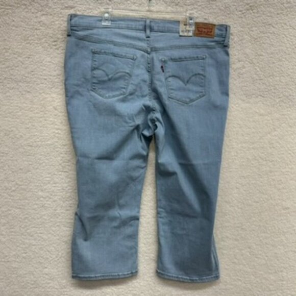 919. Size 18W - LEVI's - 311 Shaping Skinny Denim Capris Jeans NEW - Picture 3 of 9